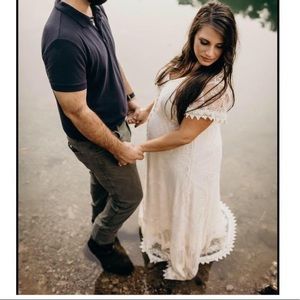 🤍ivory lace dress🤍